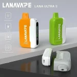 LANA-Ultra-II-16000口一次性電子菸-使用示意圖 LANA Ultra II 16000口一次性電子菸 使用示意圖