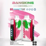 一次性電子煙｜Bang King Ice Cool 60000 草莓西瓜口味