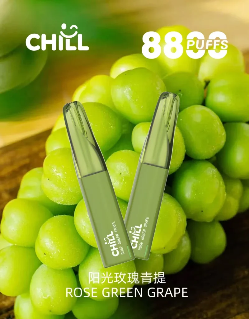 一次性電子煙｜CHILL 鴨嘴獸｜8800口 玫瑰青提口味