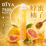 一次性電子煙｜DIYA 7500口 蜂蜜柚子口味