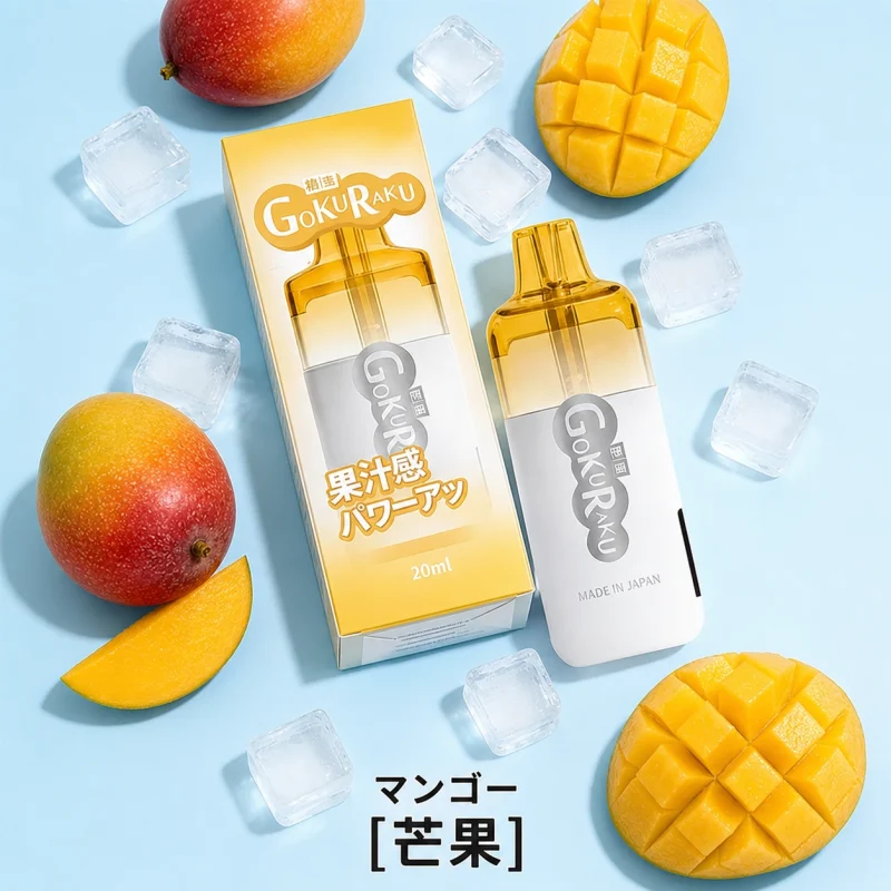 一次性電子煙｜GOKURAKU 極樂｜12000口 芒果口味
