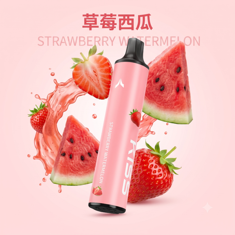 一次性電子煙｜KIS5 磁吸雙味 6500口 草莓西瓜口味