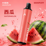 一次性電子煙｜KIS5 磁吸雙味 6500口 西瓜口味
