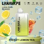 一次性電子煙｜LANA BC 6000口 檸檬茶口味