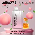 一次性電子煙｜LANA BC 6000口 水蜜桃口味