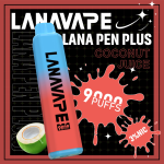 一次性電子煙｜LANA PEN PLUS 9000口 椰子水