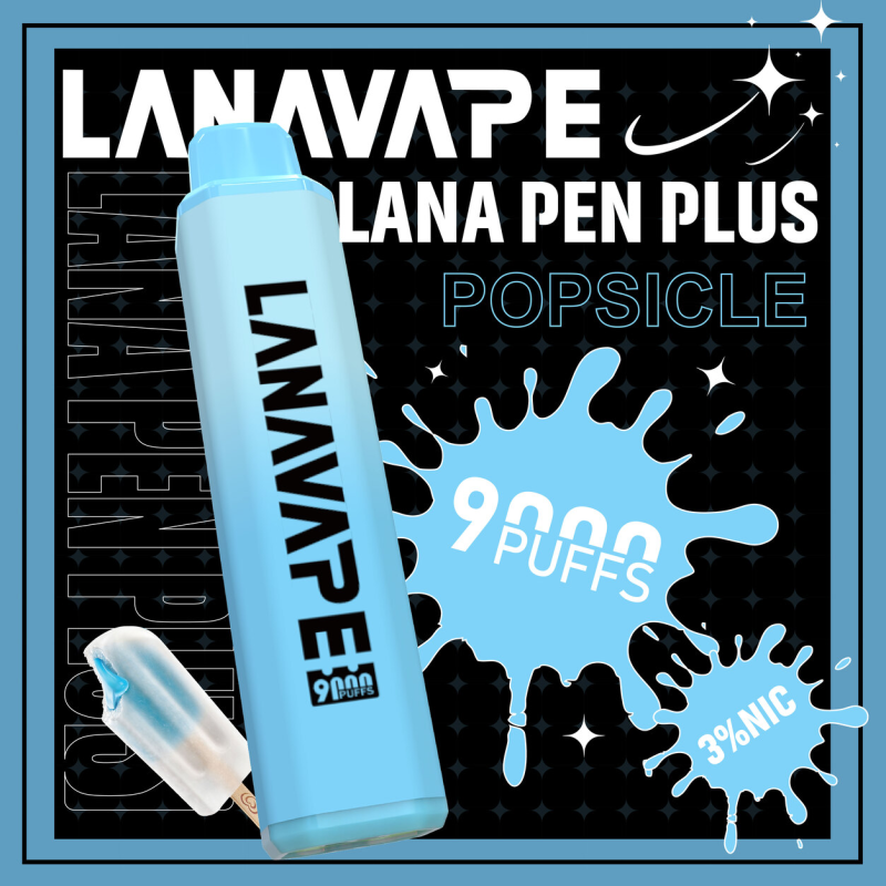 一次性電子煙｜LANA PEN PLUS 9000口 老冰棒