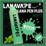 一次性電子煙｜LANA PEN PLUS 9000口 薄荷