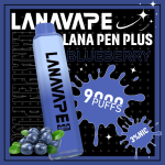 一次性電子煙｜LANA PEN PLUS 9000口 藍莓