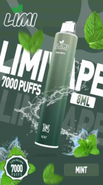 一次性電子煙｜LIMI 辣妹 7000口 三重薄荷口味