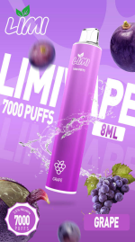 一次性電子煙｜LIMI 辣妹 7000口 紫皮葡萄口味
