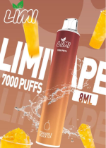 一次性電子煙｜LIMI 辣妹 7000口 鳳梨紅茶口味