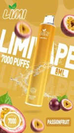一次性電子煙｜LIMI 辣妹 7000口 黃金百香口味
