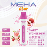 一次性電子煙｜MEHA 魅嗨 VBar 小白條 荔枝甘露 WH 1000x1000px