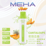 一次性電子煙｜MEHA 魅嗨 VBar 小白條 蜜語瓜香 WH 1000x1000px