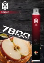 一次性電子煙｜MSO 爅嘶 7800口 蘋果口味