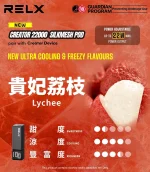 一次性電子煙｜RELX 悅刻 Creator 22000 積木套裝 荔枝口味