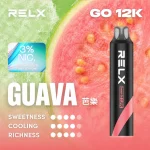 一次性電子煙｜RELX 悅刻 Smash Go 黑條 芭樂口味