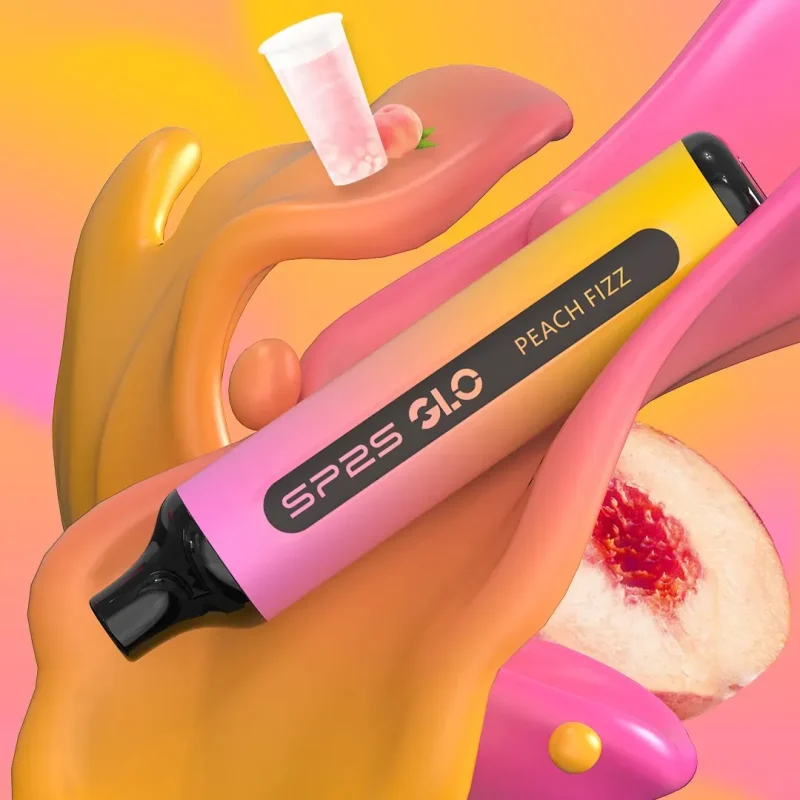 一次性電子煙｜SP2S 思博瑞 GLO 蜜桃氣泡口味
