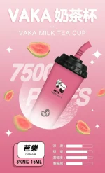 一次性電子煙｜VAKA 奶茶杯 芭樂口味