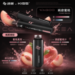 一次性電子煙｜WAGOO 哇酷 × KIS5 雙倉版 純欲蜜桃口味