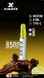 一次性電子煙｜XIAOKE 梟客 8500口 檸檬口味