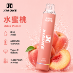 一次性電子煙｜XiaoKe 梟客 7500口 水蜜桃口味