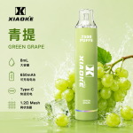 一次性電子煙｜XiaoKe 梟客 7500口 青提口味